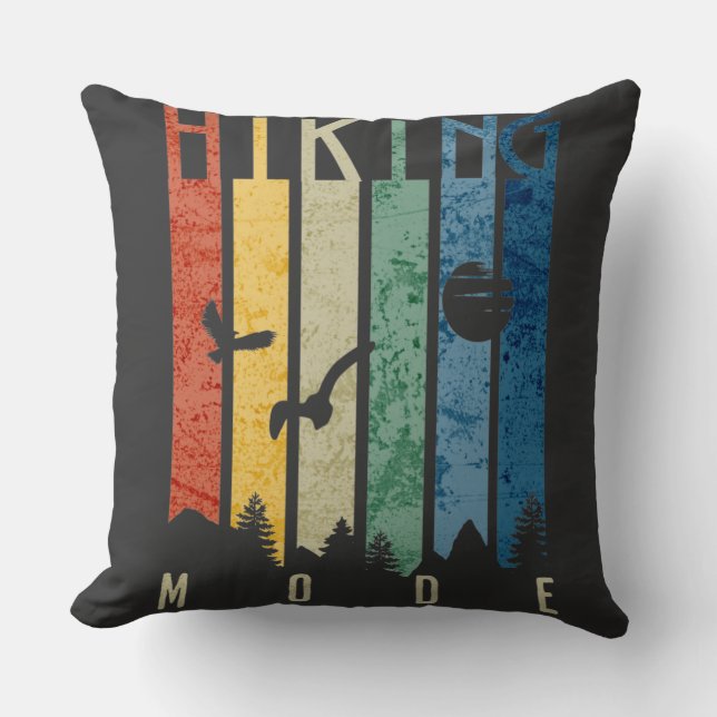 Wandermodus Natur im Freien Camping Locarno Kissen (Vorderseite)