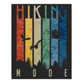 Wandermodus Natur im Freien Camping Locarno Poster