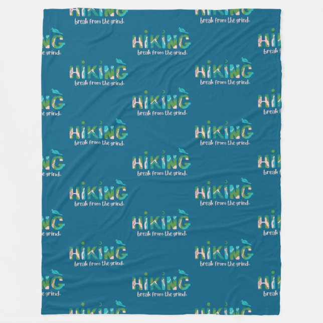 Wandern 2 BFTG Fleecedecke (Vorderseite)