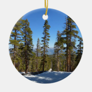 Wandern ab Mitchell Peak in Sequoia Keramik Ornament