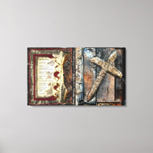 Wandern allein & Kräfteschnitt Leinwanddruck