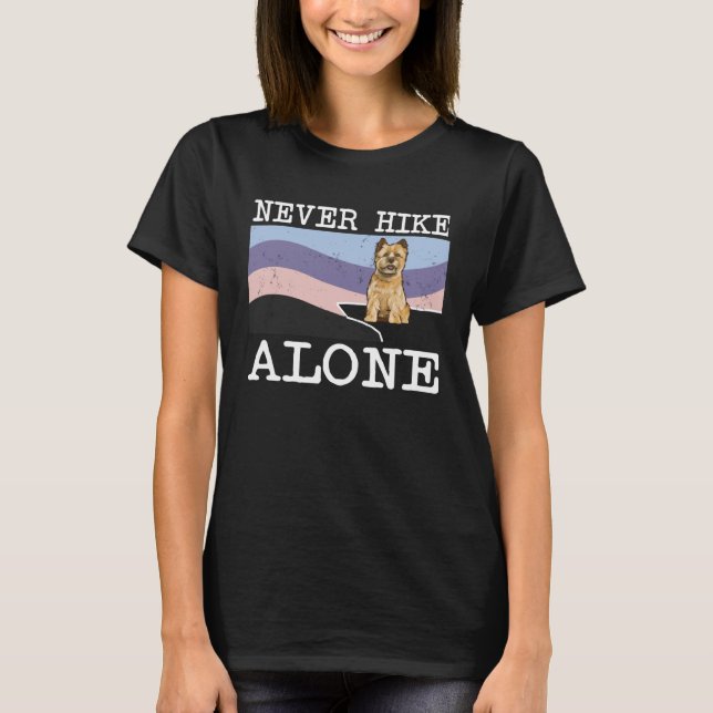 Wandern Alone Cairn Wandern T-Shirt (Vorderseite)