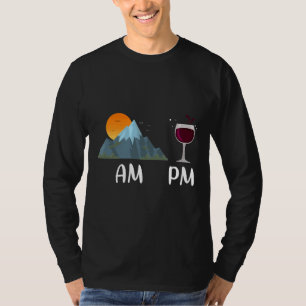 Wandern Am Wine Glas Pm Berge Bergwandern T-Shirt