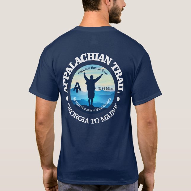 Wandern (Appalachischer Pfad) 2 T-Shirt (Rückseite)