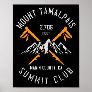 Wandern auf dem Mount Tamalpais in Marin County, K Poster