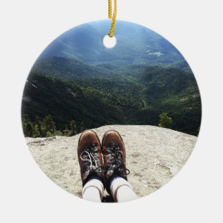 Wandern auf die Welt (Version 1) Keramik Ornament