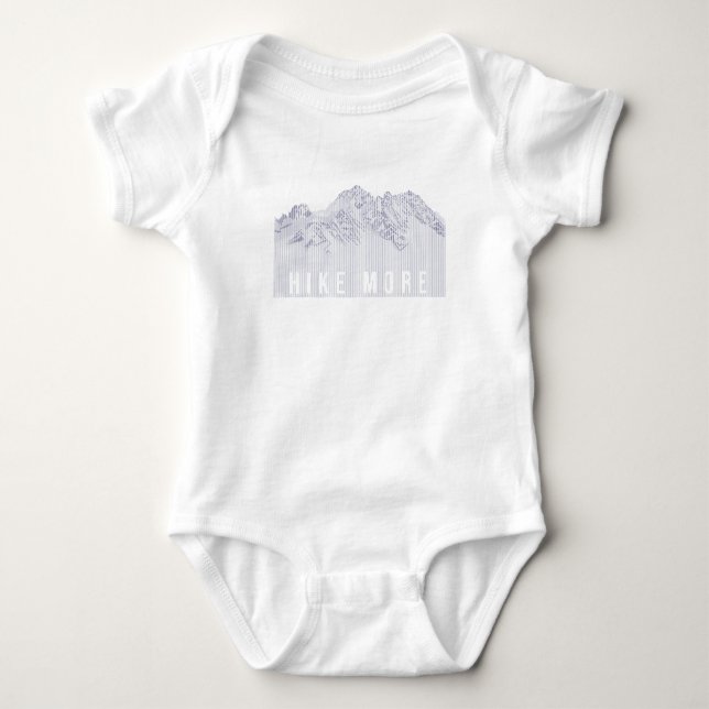 Wandern Baby Strampler (Vorderseite)