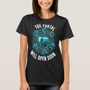 Wandern bei Schafen in China T-Shirt
