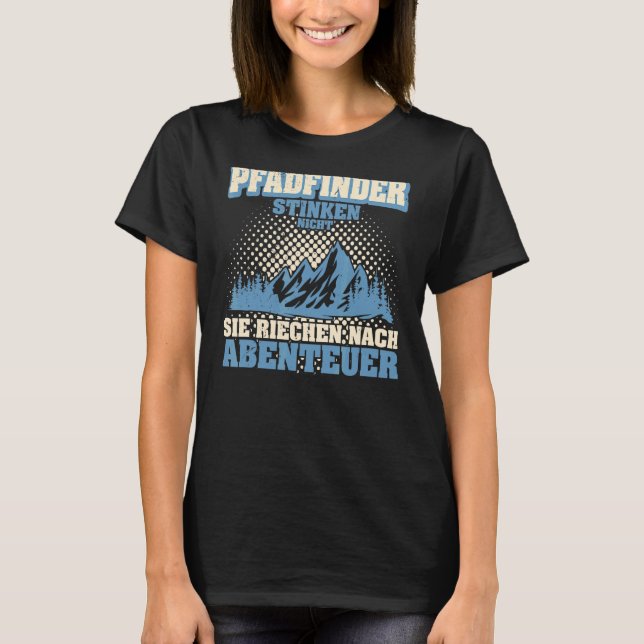 Wandern Bergwandern Österreich Bergsteiger T-Shirt (Vorderseite)