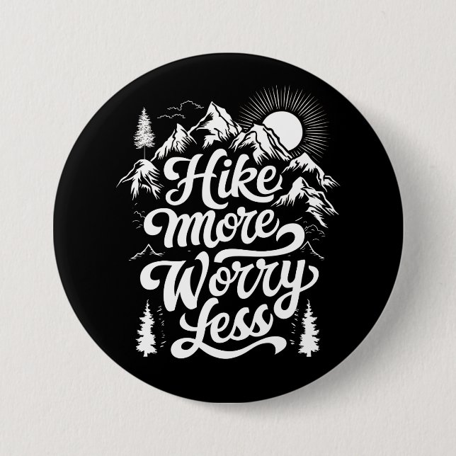 Wandern Besorgnis erregender weniger Camping im Fr Button (Vorderseite)