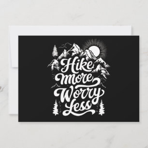 Wandern Besorgnis erregender weniger Camping im Fr Einladung