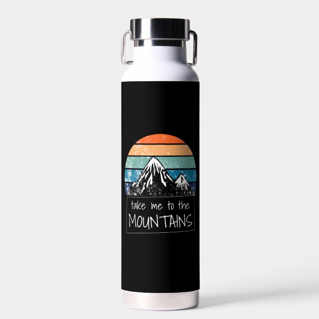 Wandern - bringen Sie mich in die Berge Trinkflasche (Vorne)