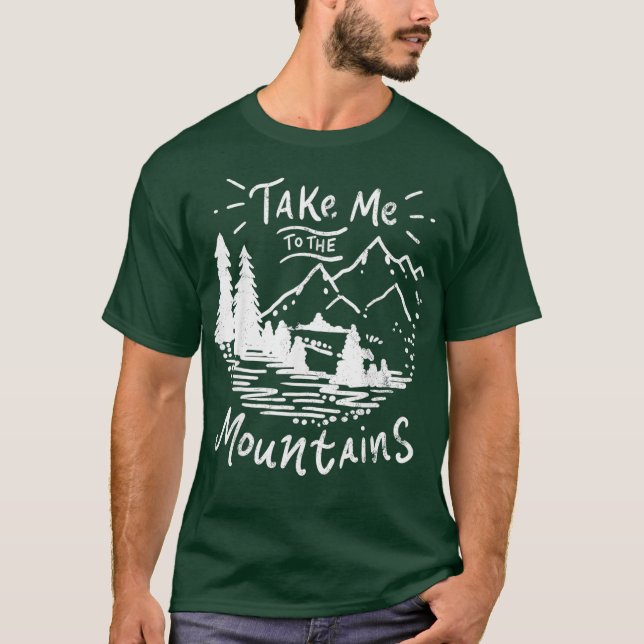 Wandern Camping Kletterparadies T-Shirt (Vorderseite)