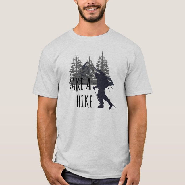 Wandern Camping Naturpacken T-Shirt (Vorderseite)
