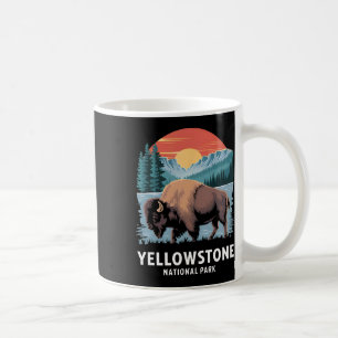 Wandern Camping Yellowstone Nationalpark Wildtiere Kaffeetasse
