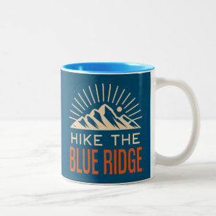 Wandern Das Blaue Ridge Gebirge Sunburst Zweifarbige Tasse