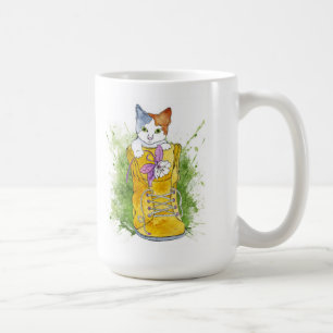 Wandern der Miezekatze Kaffeetasse