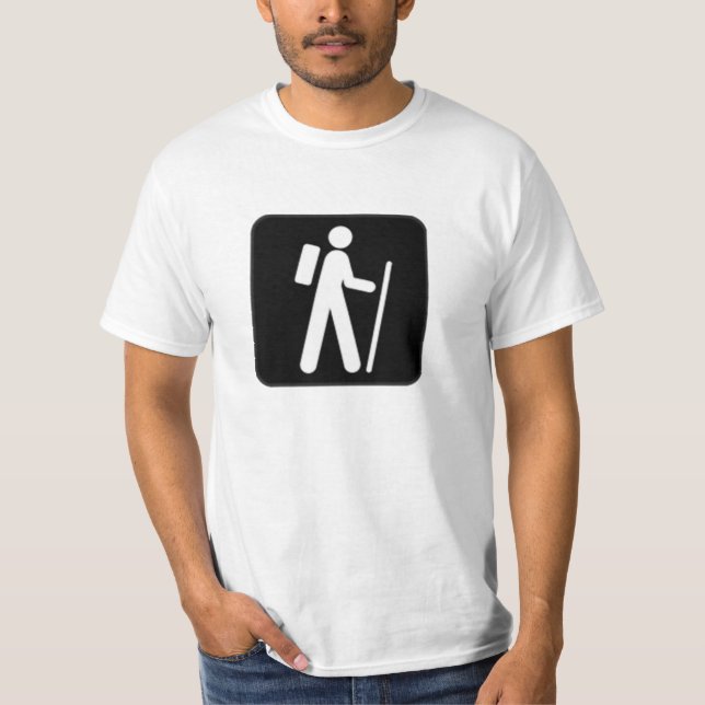 Wandern des Zeichens T-Shirt (Vorderseite)