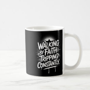 Wandern durch den Glauben Ausflug stetig Christlic Kaffeetasse
