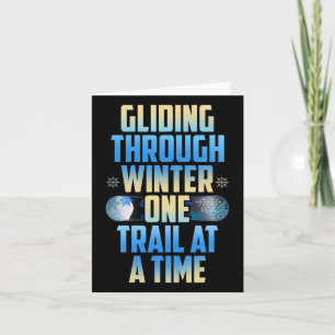 Wandern durch den Winter - ein Weg nach dem andere Karte