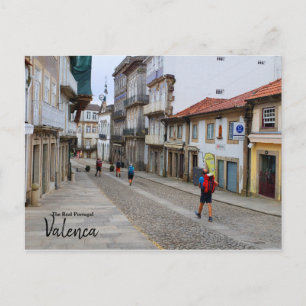 Wandern durch Europa - Valencia, Portugal Postkarte