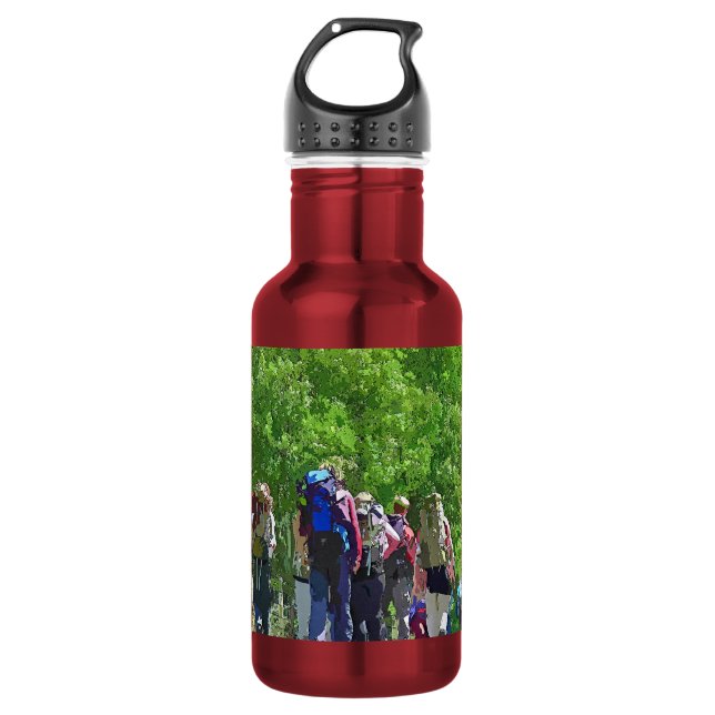 WANDERN EDELSTAHLFLASCHE (Vorderseite)