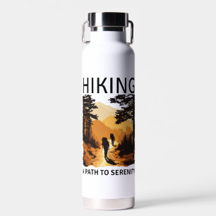 Wandern: Ein Weg zur Ruhe Trinkflasche