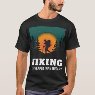Wandern Es ist billiger als Therapie Wanderung Wan T-Shirt