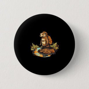 Wandern Flussotter Rucksacktour Outdoor-Tier  Button