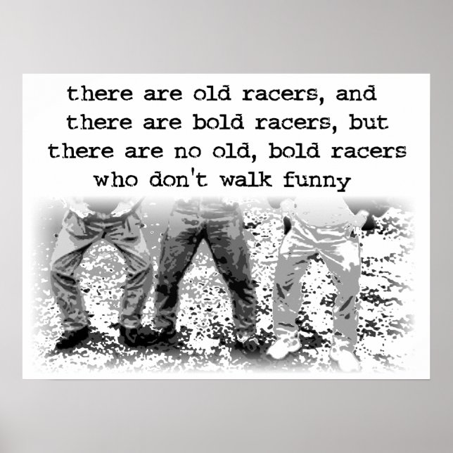 Wandern Funny Dirt Bike Motocross Poster (Vorne)