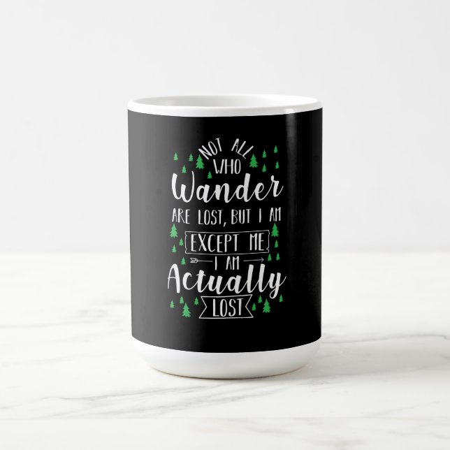 Wandern Funny Sprichwort Kaffeetasse (Mittel)