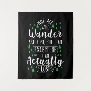 Wandern Funny Sprichwort Wandteppich