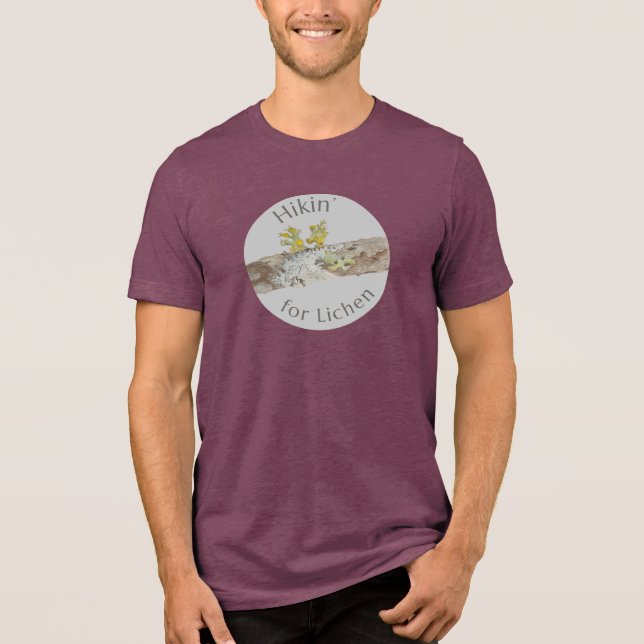 Wandern für Flechten Tri-Blend Shirt (Vorderseite)