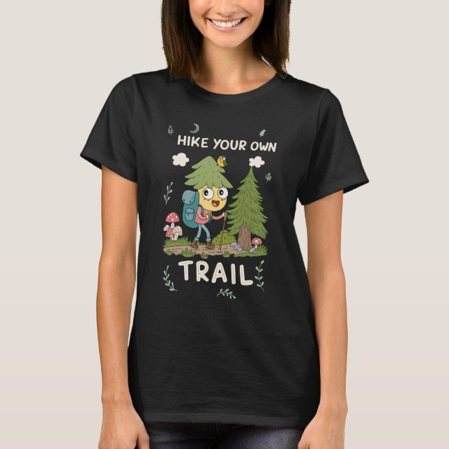 Wandern für Wanderfreunde T-Shirt (Vorderseite)