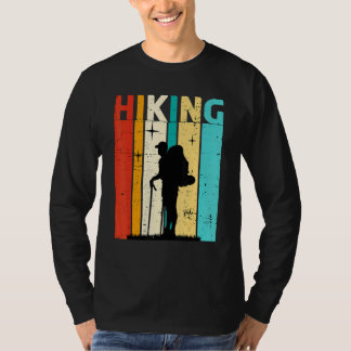 Wandern gehen Bergwandern Wald Outdoor Camper T-Shirt