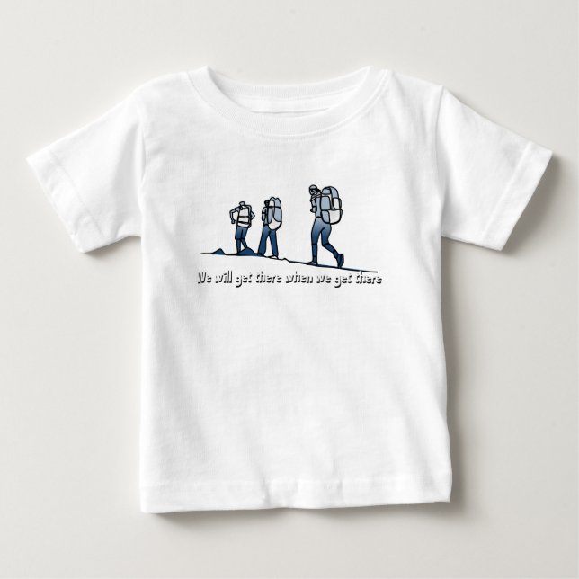 Wandern, Hiker, Baby T-shirt (Vorderseite)