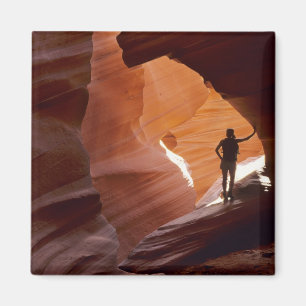 Wandern im Corkschraube-Abschnitt von Antelope Magnet