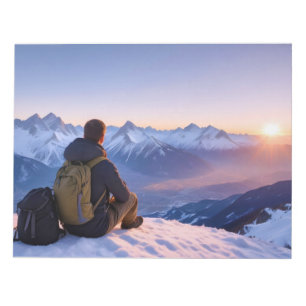 Wandern im Freien Entdeckungsgebirge Natur Notizblock