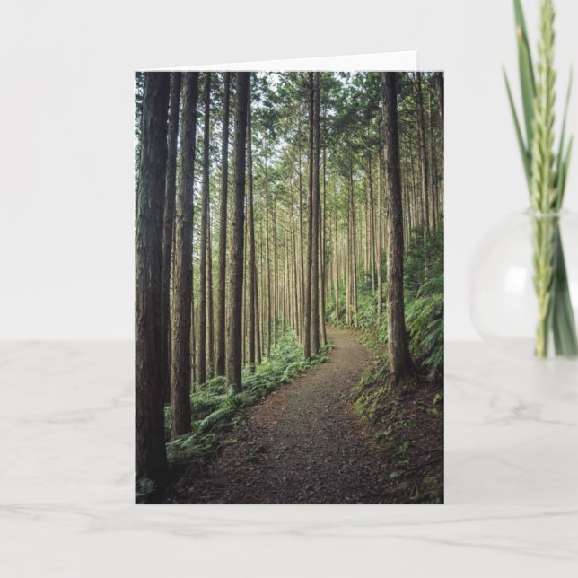 Wandern im Gebirge | Wakayama, Japan Karte (Vorderseite)