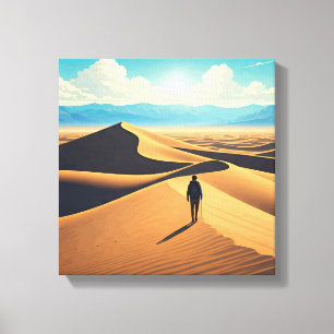 Wandern im Tal Nationalpark Souvenir Leinwanddruck