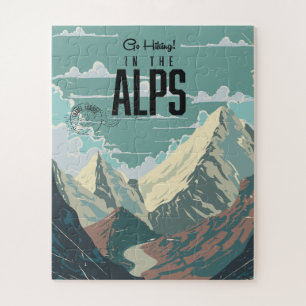 Wandern in den Alpen Puzzle