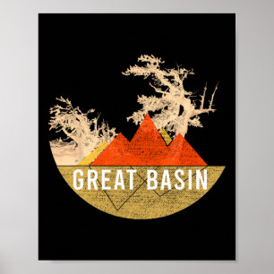Wandern in den Bergen der USA - Great Basin Nation Poster
