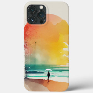 Wandern in die Waves Abstrakt Beach Art Case-Mate iPhone Hülle