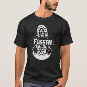 Wandern in Füßen Deutschland Urlaubswandern T-Shirt