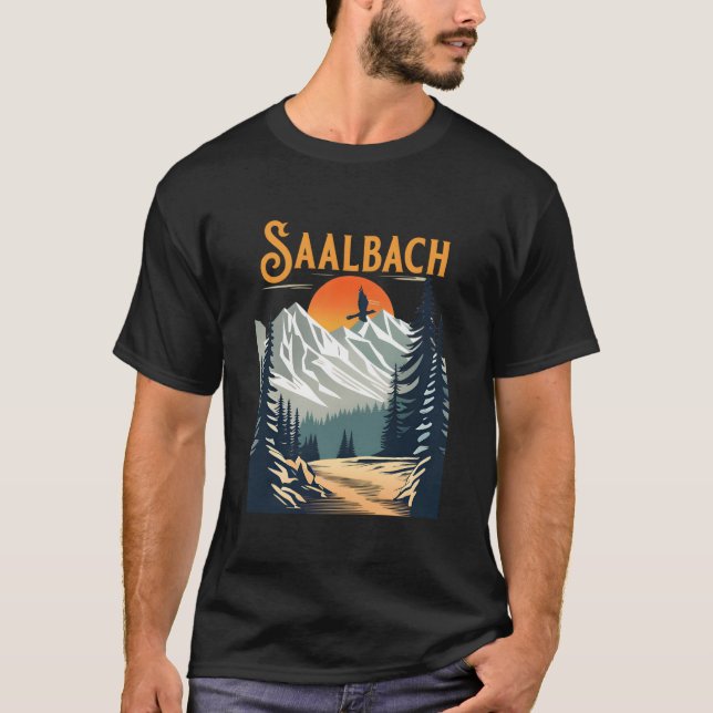 Wandern in Saalbach T-Shirt (Vorderseite)