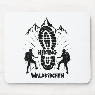 Wandern in Waldkirchen Deutschland Urlaub zum Wand Mousepad