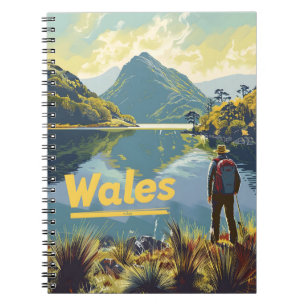 Wandern in Wales Notizblock