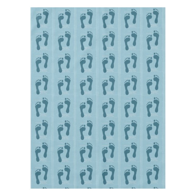 Wandern ist die beste Medizin, die Hippokrates zit Tischdecke (Vorderseite)