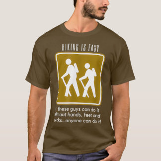 Wandern ist einfach T Shirt Funny Backpacking T-Sh