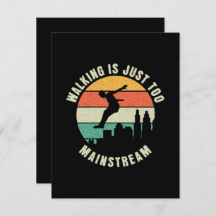 Wandern ist einfach zu Mainstream Begleitkarte